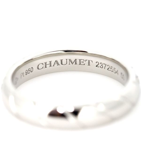 ショーメ トルサード ダイヤモンド リング Pt950 7P 証明書 5号 CHAUMET ショーメ トルサード ダイヤモンド リング Pt950 7P 証明書 5