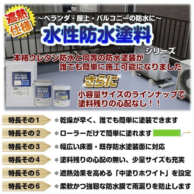 アトム 水性防水塗料中塗り