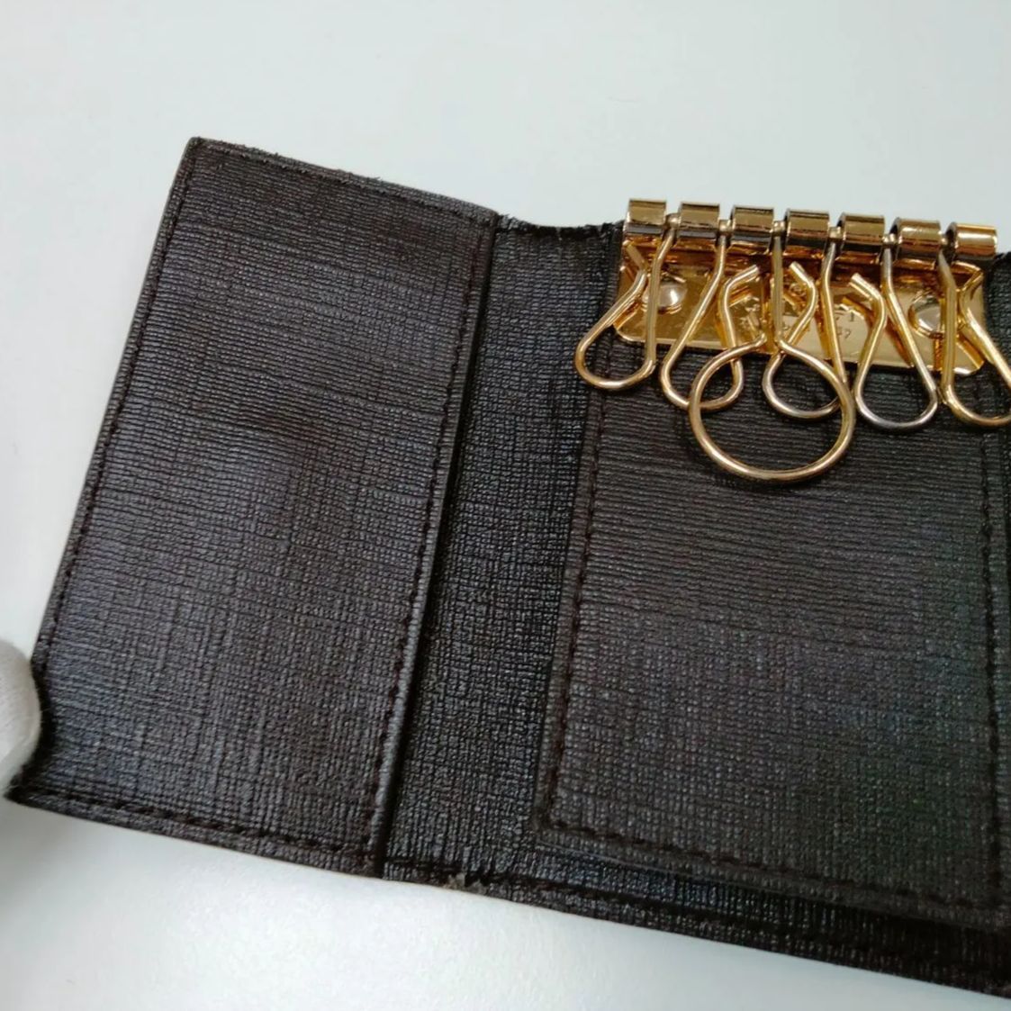 希少美品】GUCCI グッチ キーケース 6連 GGスプリーム 212111