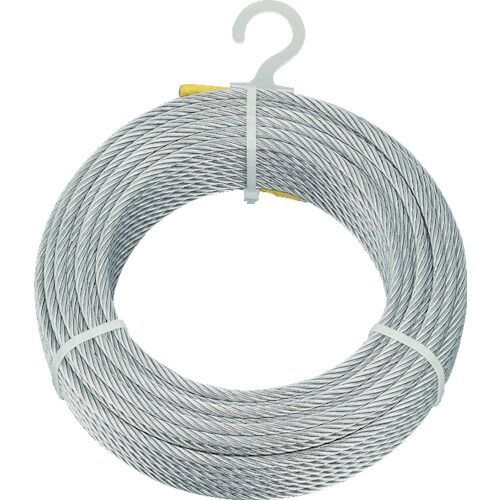 ＴＲＵＳＣＯ メッキ付ワイヤロープ Φ８ｍｍＸ５０ｍ