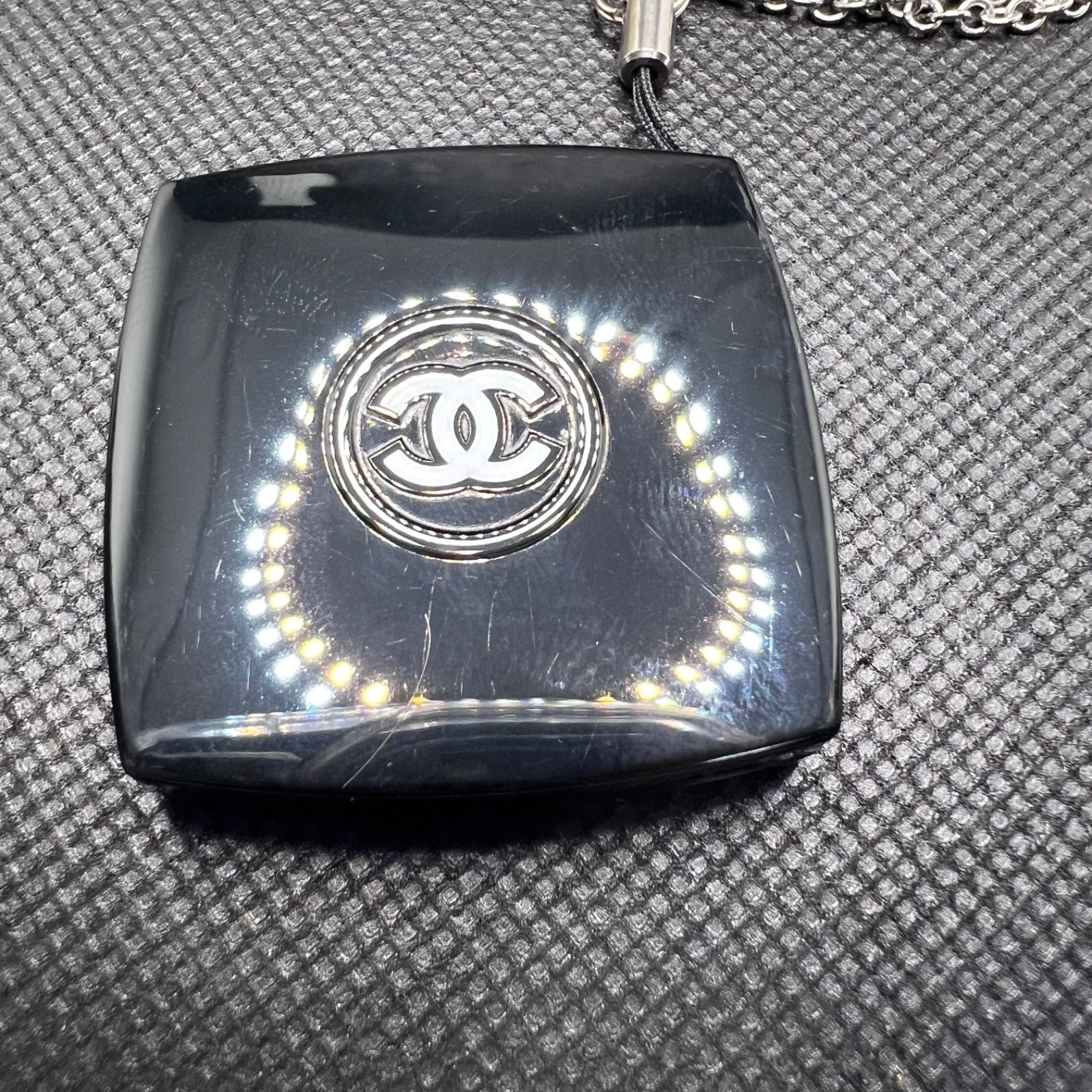 CHANEL - シャネル コンパクト ミラー ストラップ ココマーク 鏡