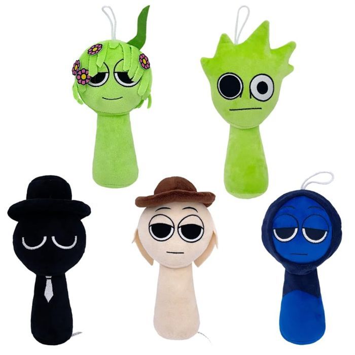 送料無料 sprunki incredibox スプランキー ぬいぐる[gx76 送料無料 sprunki incredibox スプランキー ぬいぐるみ 子供 5点