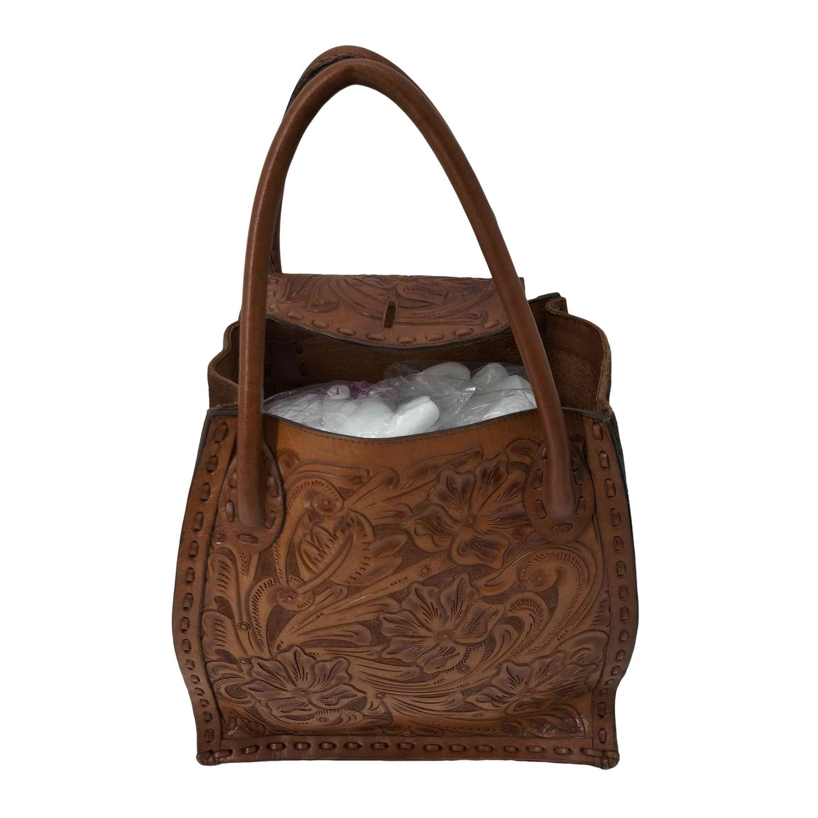 カービングバスケット carving tribes の ラタン バッグ スーパー
