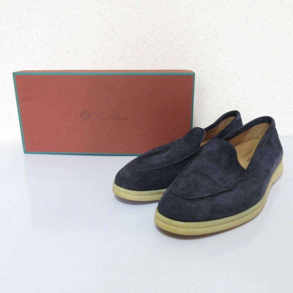 Loro Piana ロロピアーナ スエード モカシン ローファー スリッポン 良品 Loro Piana ロロピアーナ スエード モカシン ローファー