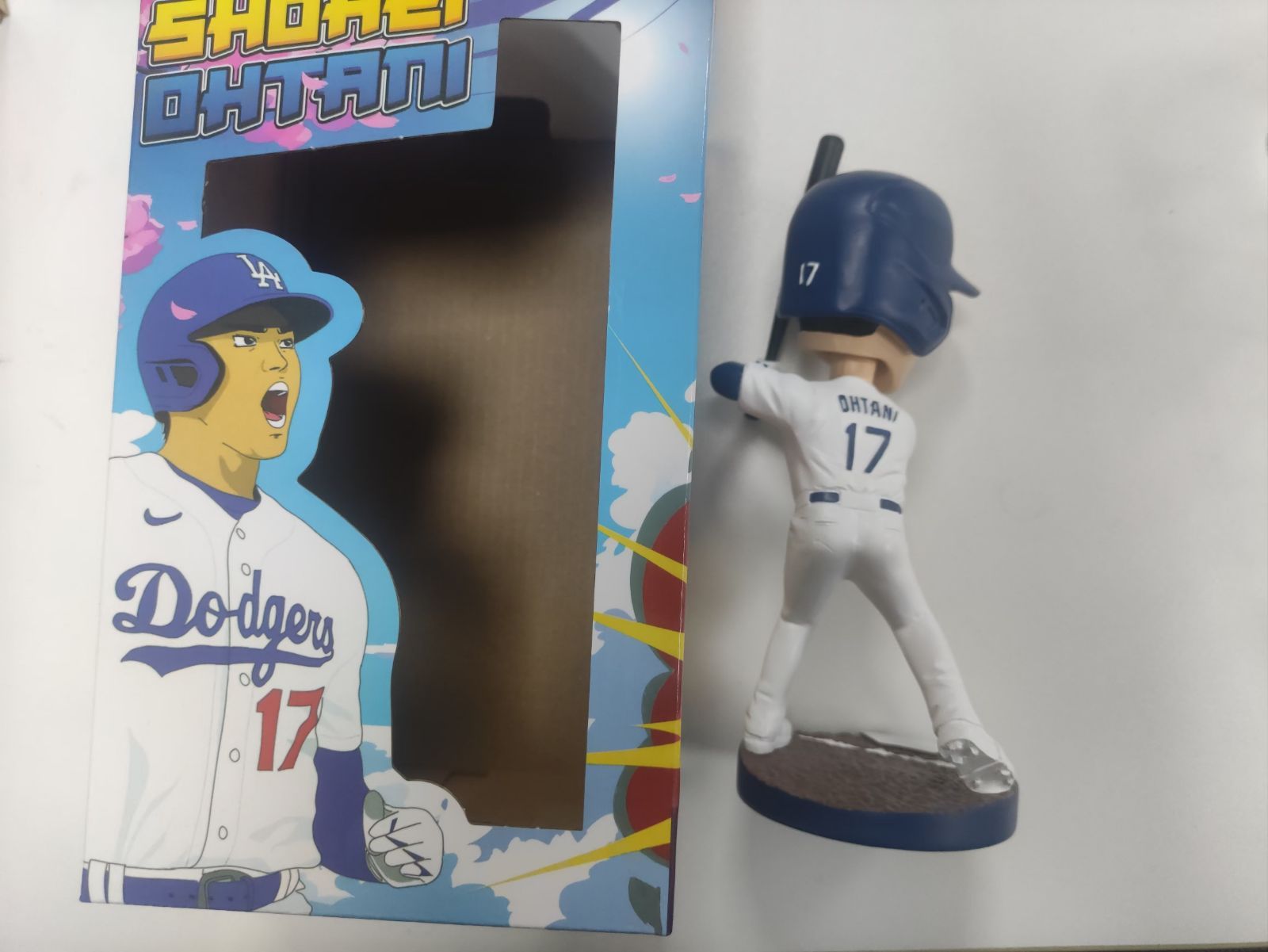 大谷翔平 ボブルヘッド ホワイト 白 ホワイトのホーム