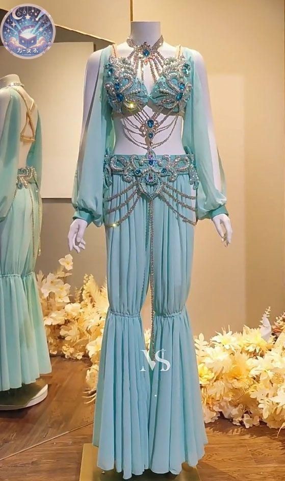 新品 未使用 新作 ベリーダンス衣装 オリエンタル衣装 ブラパンツ 豪華