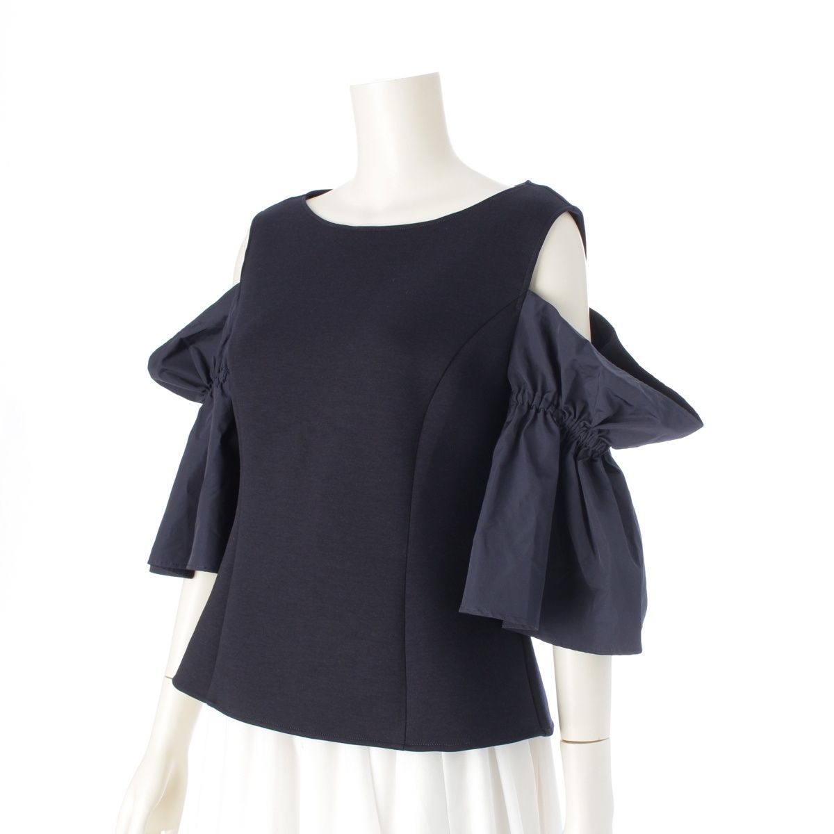 フォクシー キャンドルトップ フリル フ トップス 45227 ネイビー 2