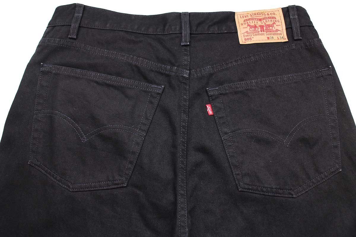 00s Levi'sリーバイス 505 ブラック デニムパンツ w38 L34☆64