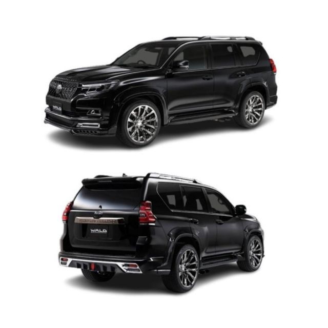 WALD BLACK BISON TOYOTA トヨタ ランドクルーザー プラド 150系 GDJ15 W TRJ150W フルキット 2点 H29.9- ヴァルド エアロセット エアロキット エアロ パーツ