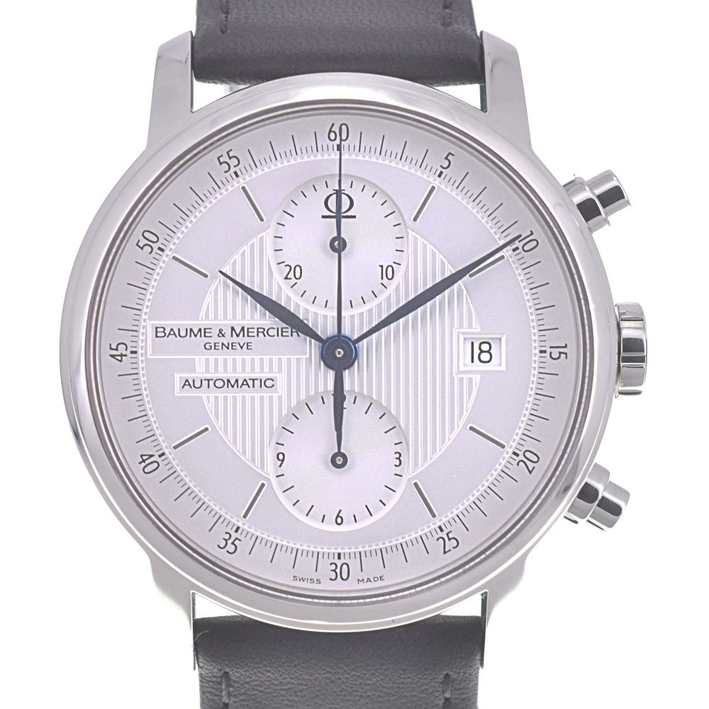 ボーム＆メルシェ Baume - Mercier MOA08692 クラシマ エグゼクティブ クロノグラフ デイト 自動巻き メンズ 箱 保証書付き R 141482