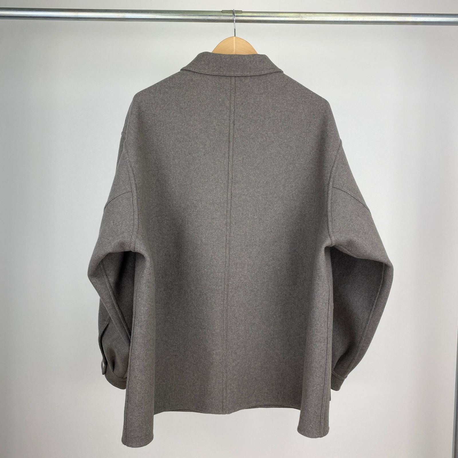 H BEAUTY ＆ YOUTH ウールカシミヤ メルトンカバーオール メンズ L