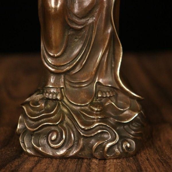 仏教美術 仏像 地蔵王仏像 銅製 銅器 工芸品 美術品 置物 仏教美術 仏像 地蔵王仏像 銅製 銅器 工芸品 美術品 置物 - メルカリ