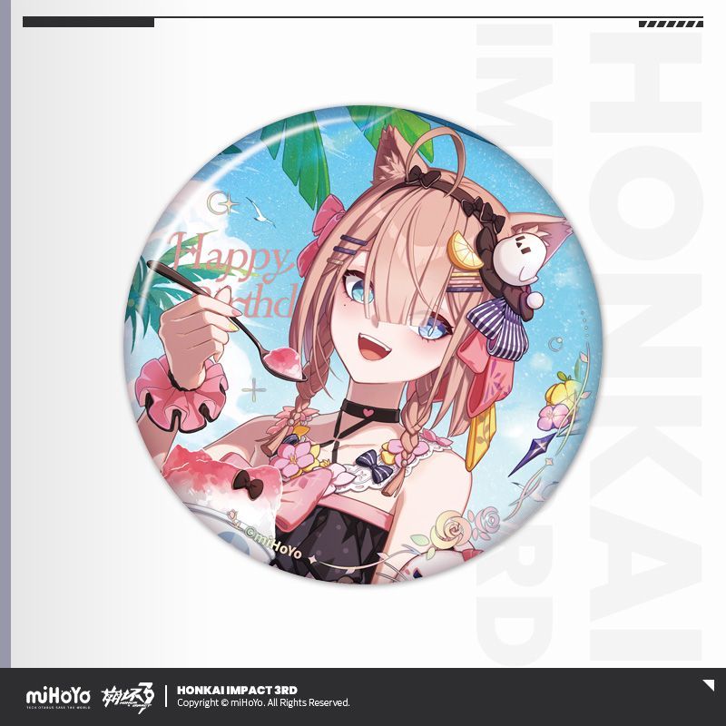 崩壊 3rd ヴィルヴィ 缶バッジ 台湾 tgs 限定 崩壊サード 崩壊3rd 2025生誕祭 フアポニア ワタリガラス 姫子