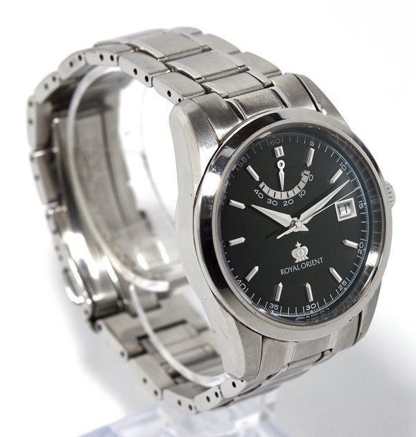 ROYAL ORIENT 自動巻き腕時計 ブラック WE0011EK ROYAL ORIENT