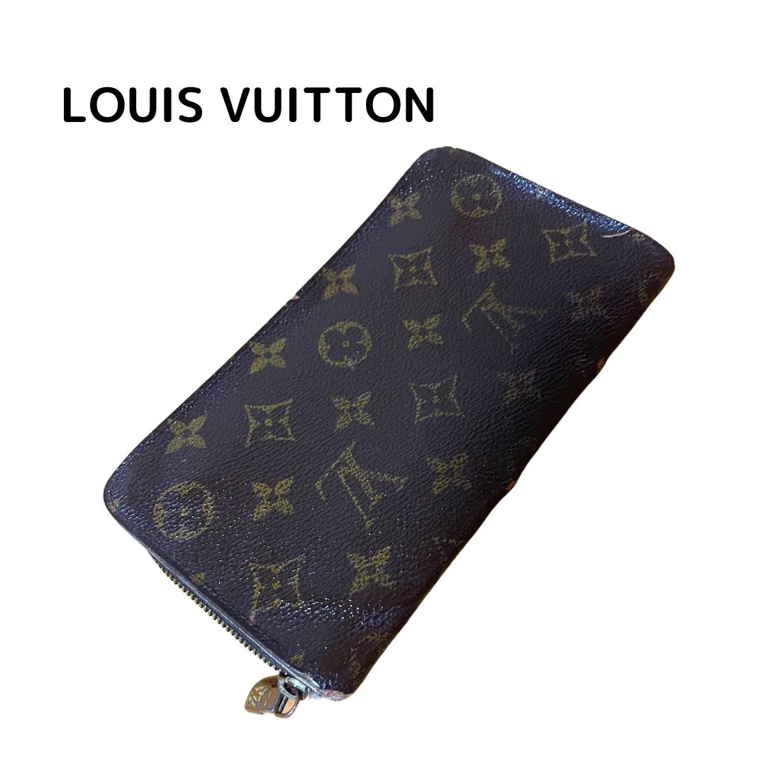 LOUIS VUITTON ルイヴィトン モノグラム ポルト モネ ジップ ラウンド