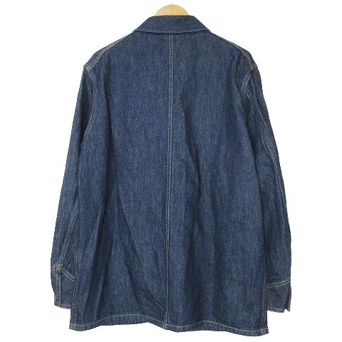 ユニクロ UNIQLO U ユー 美品 22SS デニム オーバーシャツジャケット 311-448956 リネン混 M 紺 ネイビー □SM3 X -  メルカリ