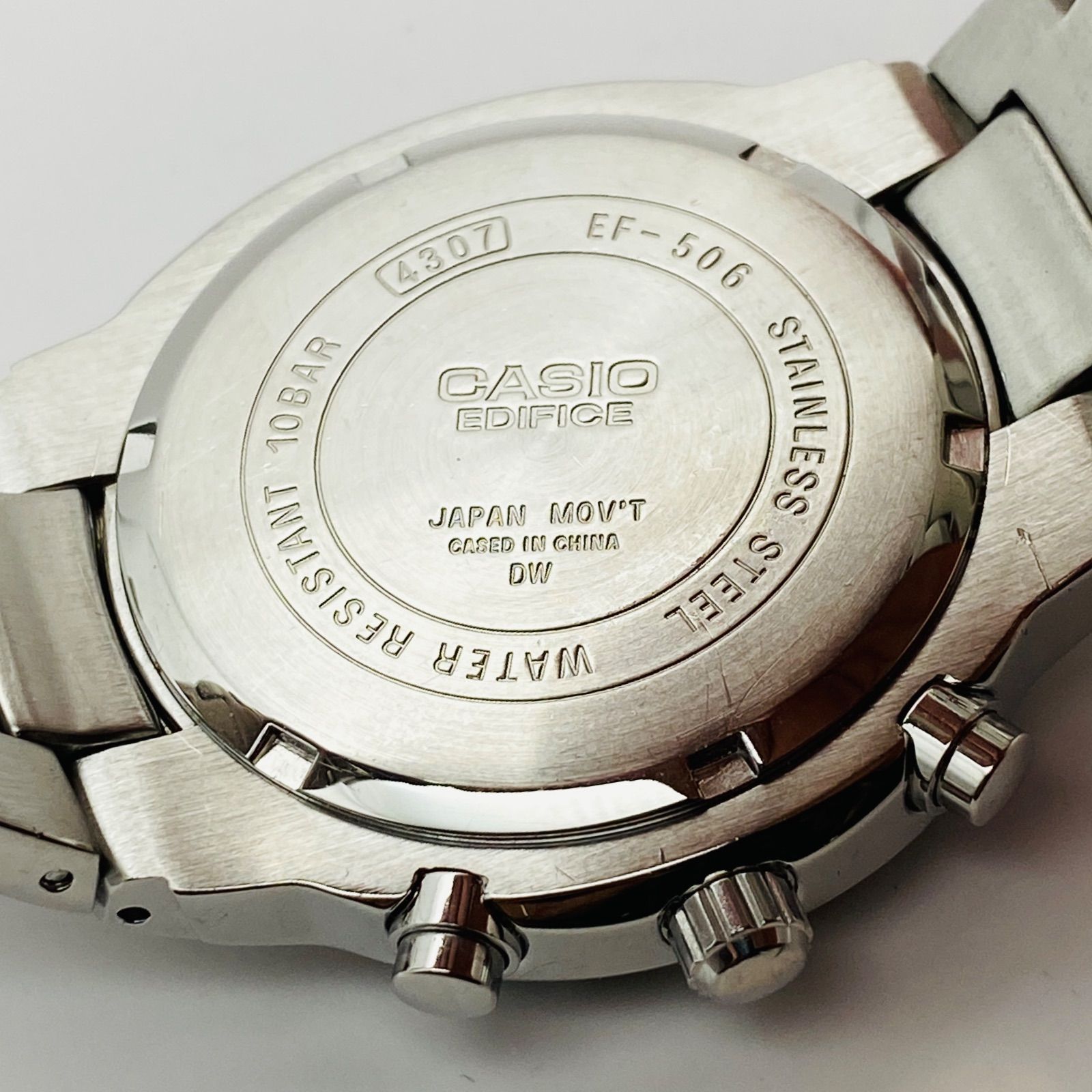 T072）良品 稼動品 CASIO カシオ EDIFICE エディフィス クロノグラフ 