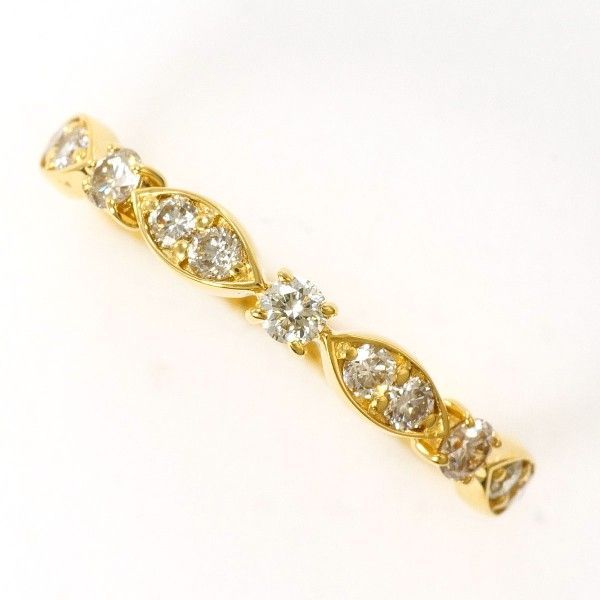 K18YG リング ring 指輪 11号 ダイヤ 0.30 総重量約1.5g