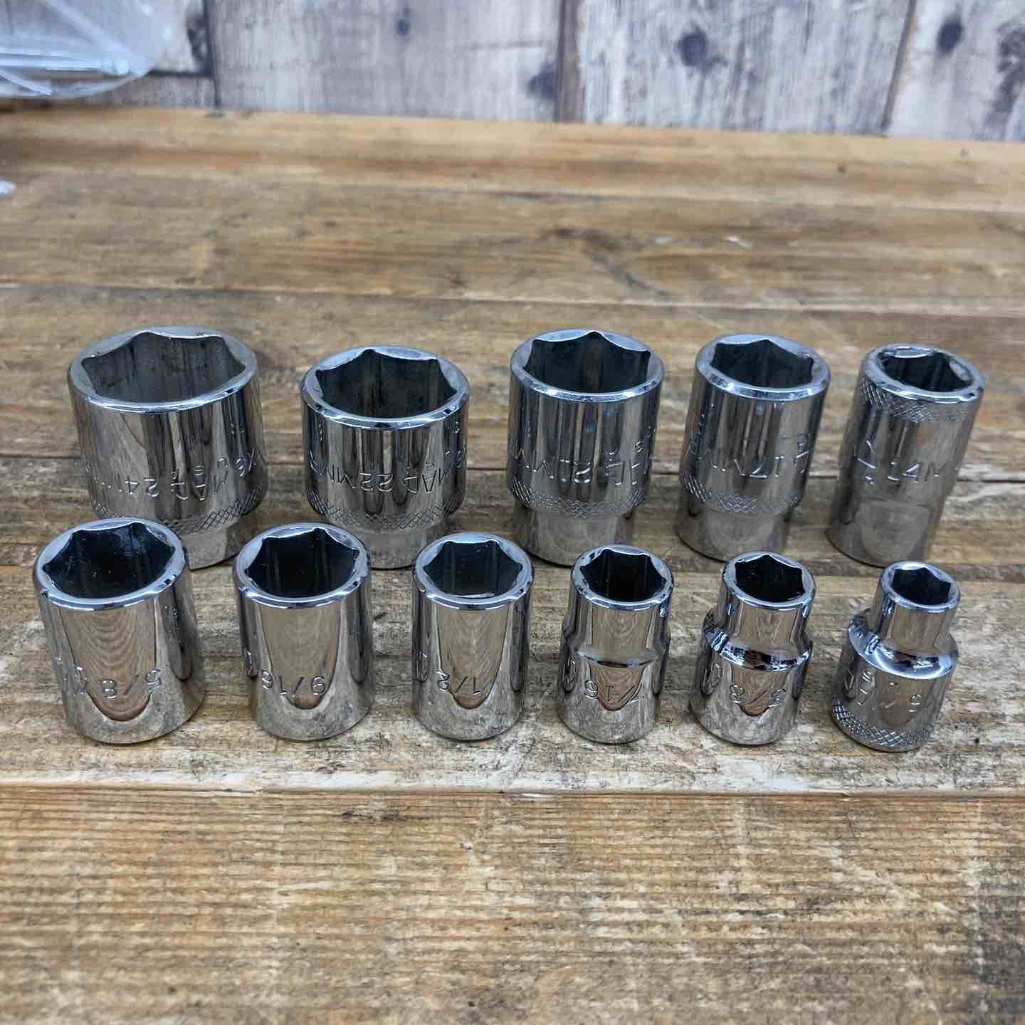 品 マックツール MAC TOOLS ソケットまとめ X126R X186R X206R 22MMR V614MMRなど 計11個 東大和店