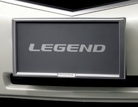 HONDA ホンダ LEGEND レジェンド ホンダ純正 ライセンスフレーム(フロント用/リア用)(メッキタイプ/カラードタイプ) | ナンバーフレーム ナンバープレートリム 車 ナンバー 枠 おしゃれ かっこい