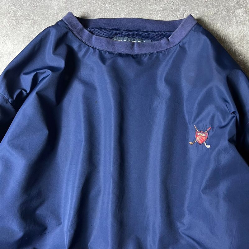 90s POLO GOLF RALPH LAUREN ライナー付き プルオーバー ナイロン 