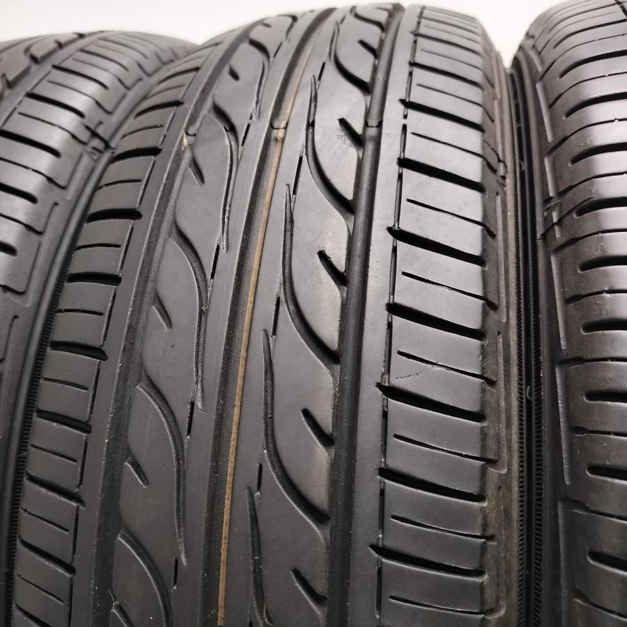 ＜ノーマルタイヤ 4本＞ 155/65R13 ダンロップ EC202 70〜80% 2017年製   中古