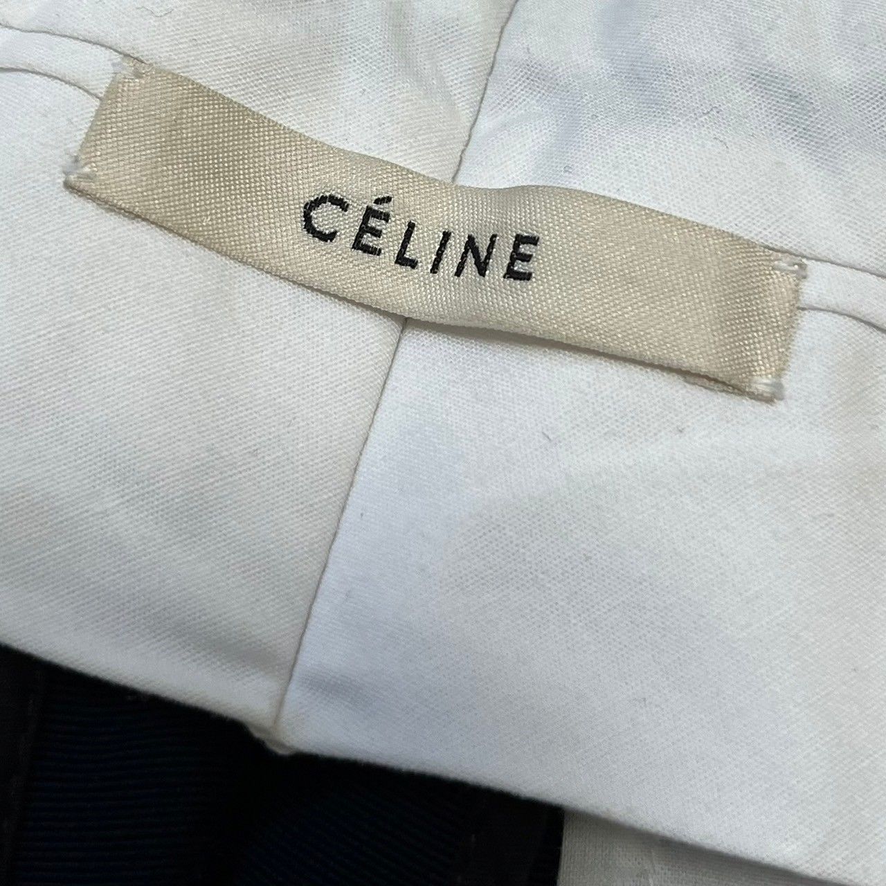 CELINE by Phoebe Philo セリーヌ フィービーファイロ センタープレスウールスラックスパンツ 2 1P84 7141