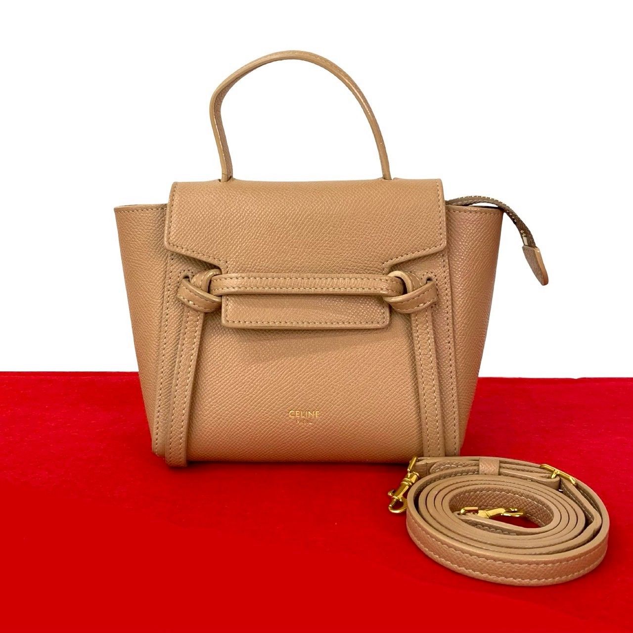 美品】セリーヌ celine ベルトバッグ ミニ Old Celine 極 美品 希少品