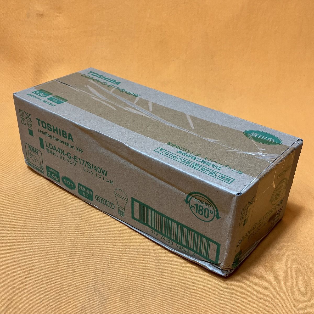 LEDランプ 東芝 LDA4N-G-E17/S/40W(10個入)