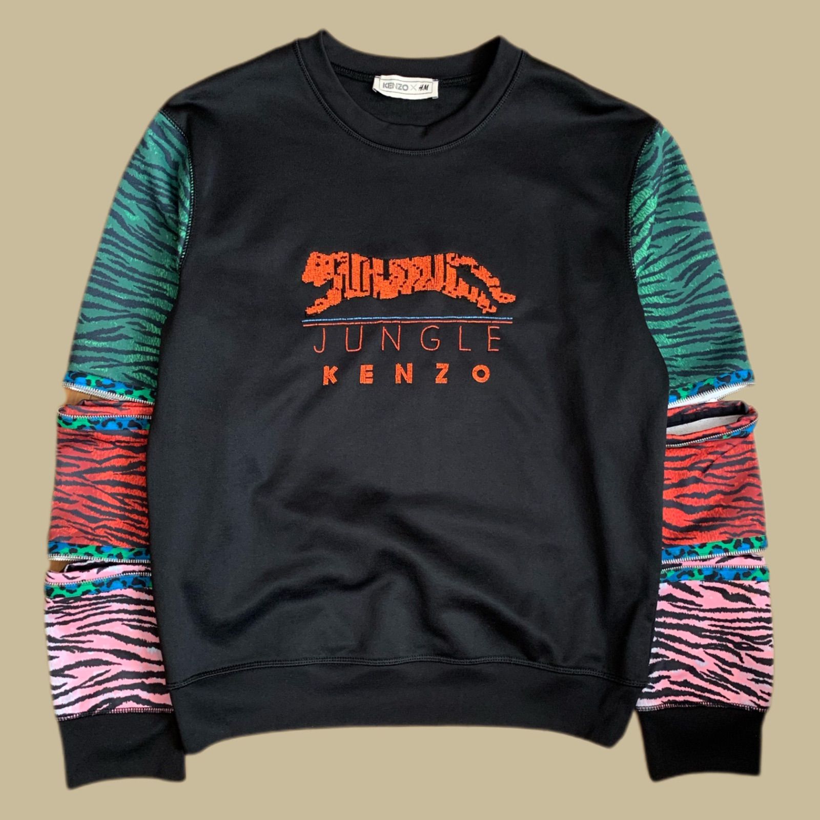 KENZO × H&M 袖ジップ ジャージスウェット - メルカリ