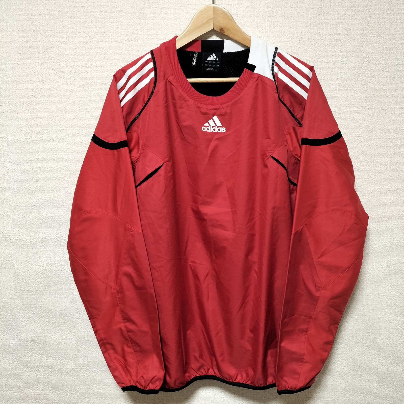 ☆old adidas 2010年製 ピステ ナイロンジャケット トラックジャケット 