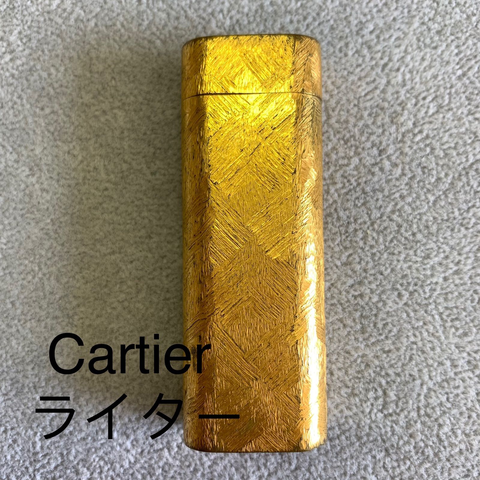 Cartier ブラック ゴールド ライター