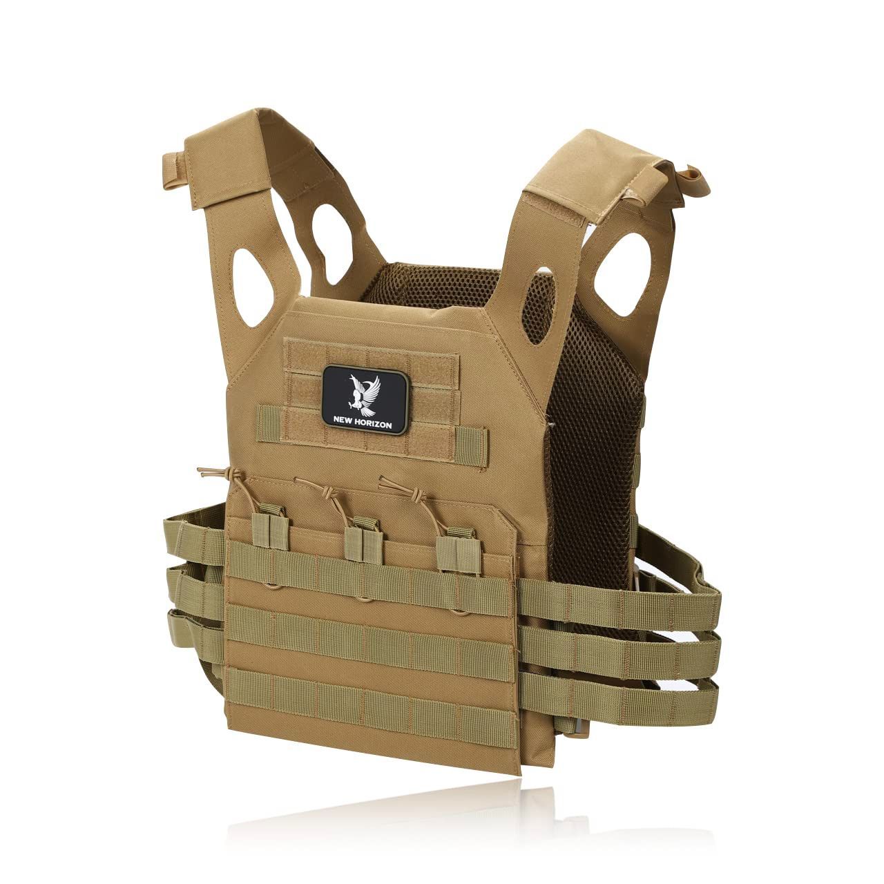 タン [NEW HORIZON] JPC Plate Carrier 600D Nylon EVA Dummy Plate 軽量 プレートキャリア  (Tan) - メルカリ