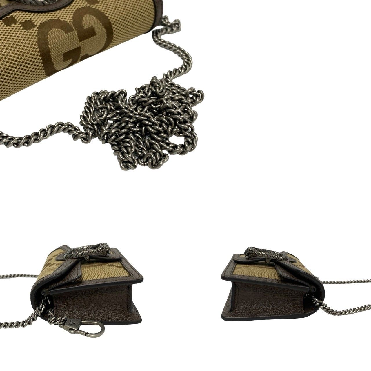 未使用保管品 保存箱付 GUCCI グッチ ジャンボGG ディオニュソス  