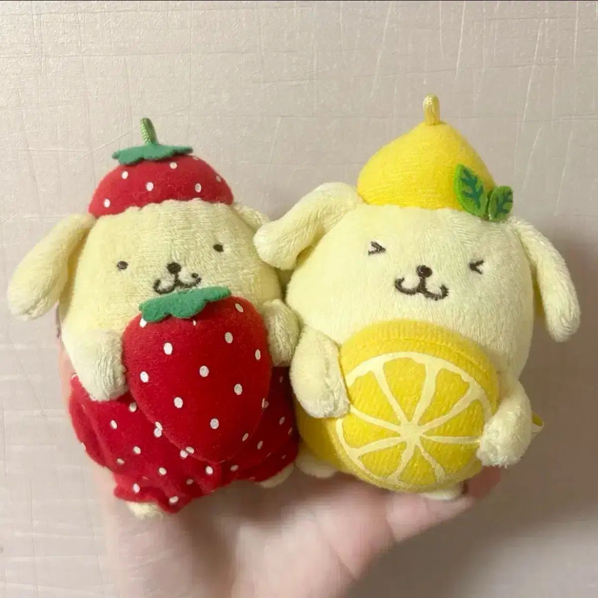 サンリオ ポムポムプリン レモン マスコット 人形 ポムポムプリン