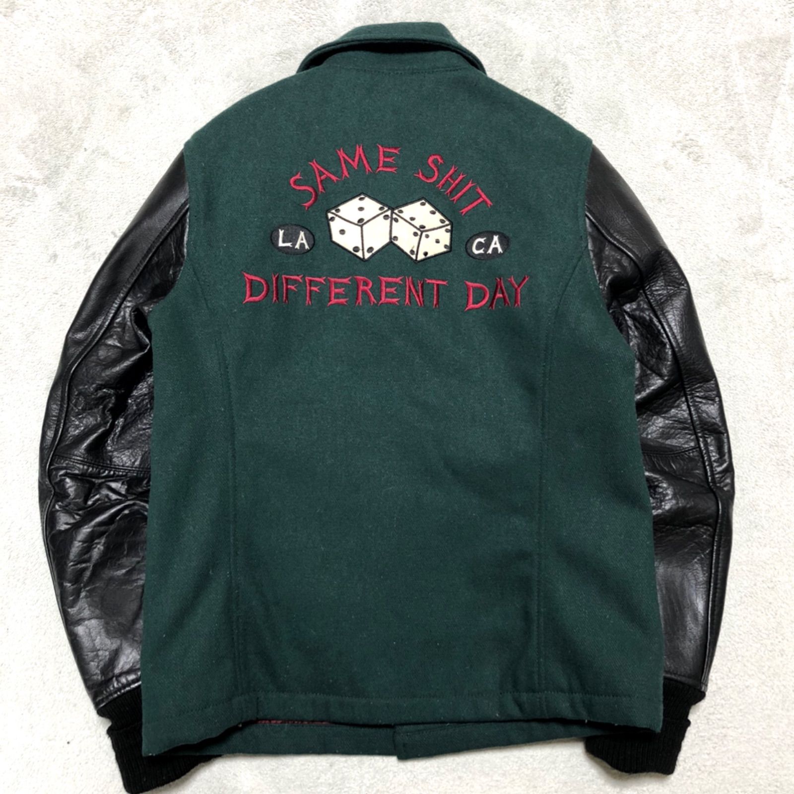 すぴりたすFUCT SSDD ファクト【M】スタジアムジャケット　キルティ FACETASM - 【ラスト1点】PATCHED STADIUM JACKET / パッチド