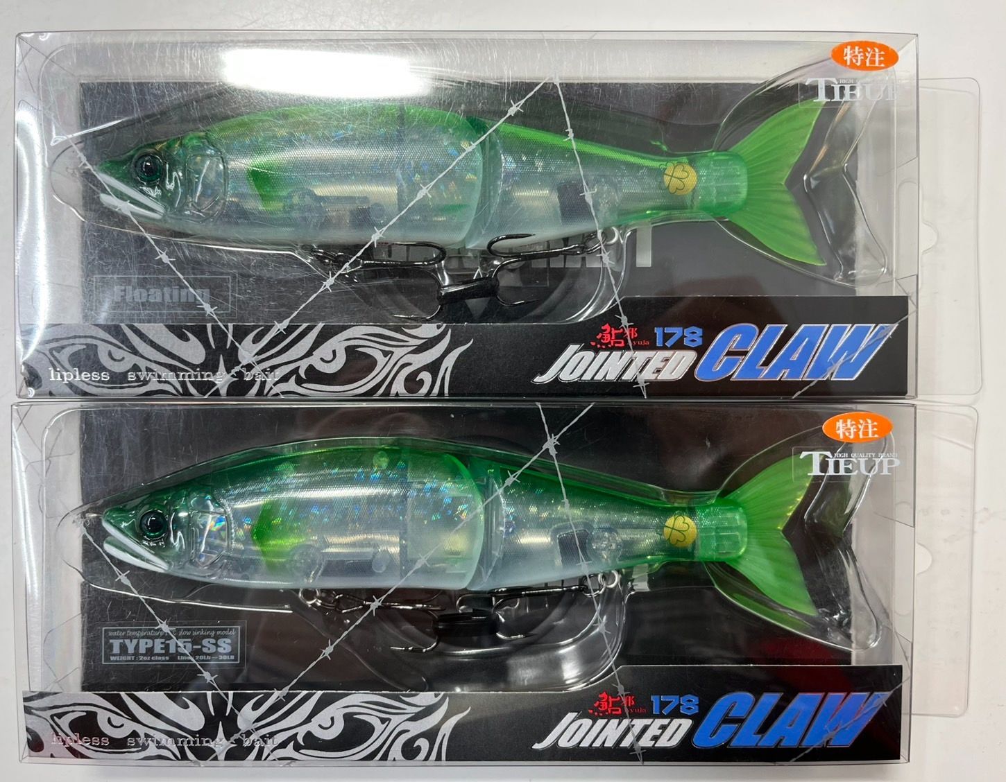 新品]JOINTED CLAW TYPE15-SS ビッグベイト 6色セット 【公式通販】