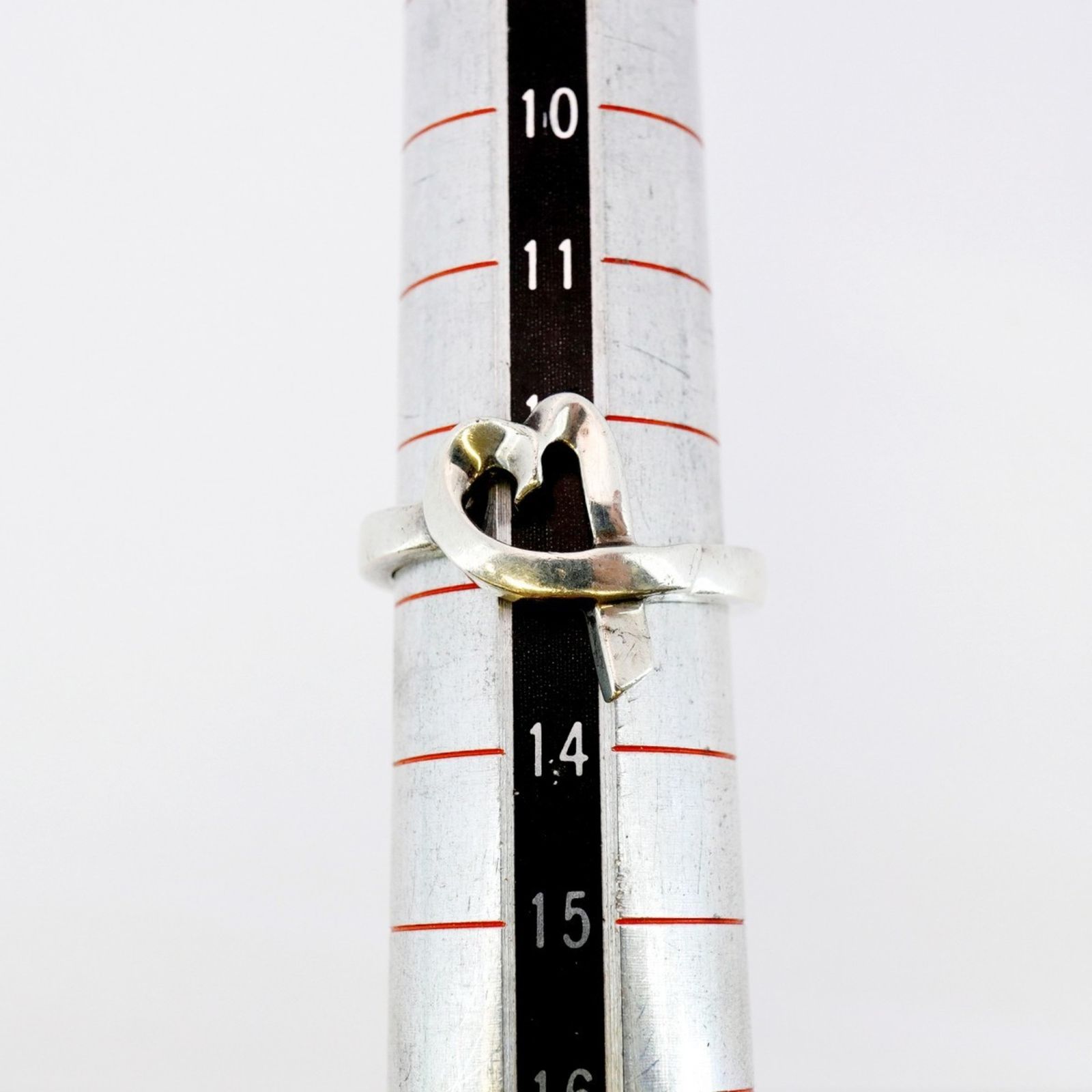 シルバー ハート型 オープンリング 10号~11号 Tiffany & Co. ハート型