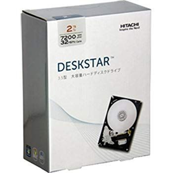 【中古】日立 HGST Deskstar パッケージ版 3.5inch 2TB 32MB 7200rpm 0S02602 wgteh8f