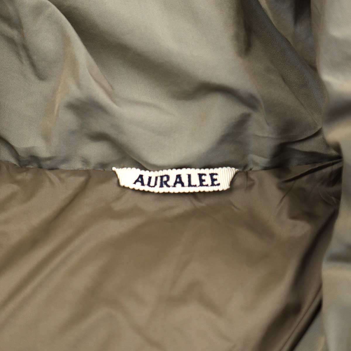 AURALEE オーラリー 23AW FINX POLYESTER CHAMBRAY DOWN COAT ダウン 