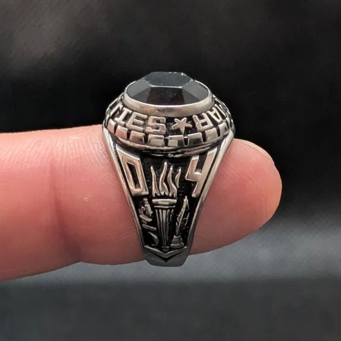 カレッジリング 2004年 シルバー 10号 LAMAR SCOTTIES - メルカリ