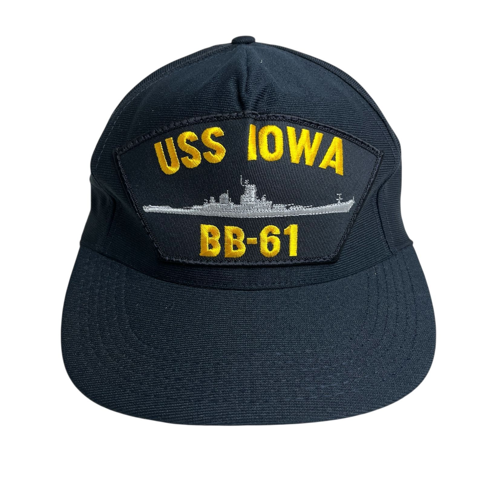 【メーカー再生品】 キャップ/帽子】USA製 USS IOWA BB-61 (ユーエスエス アイオワ サバイバルゲーム用プロテクター