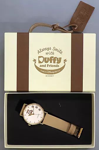 懐中時計･腕時計 Always Smile with Duffy プレシャス ジャーニー ウォッチ トランク形のボックス付き Duffy and Friends-ダッフィー＆フレンズ- 東京ディズニーシー