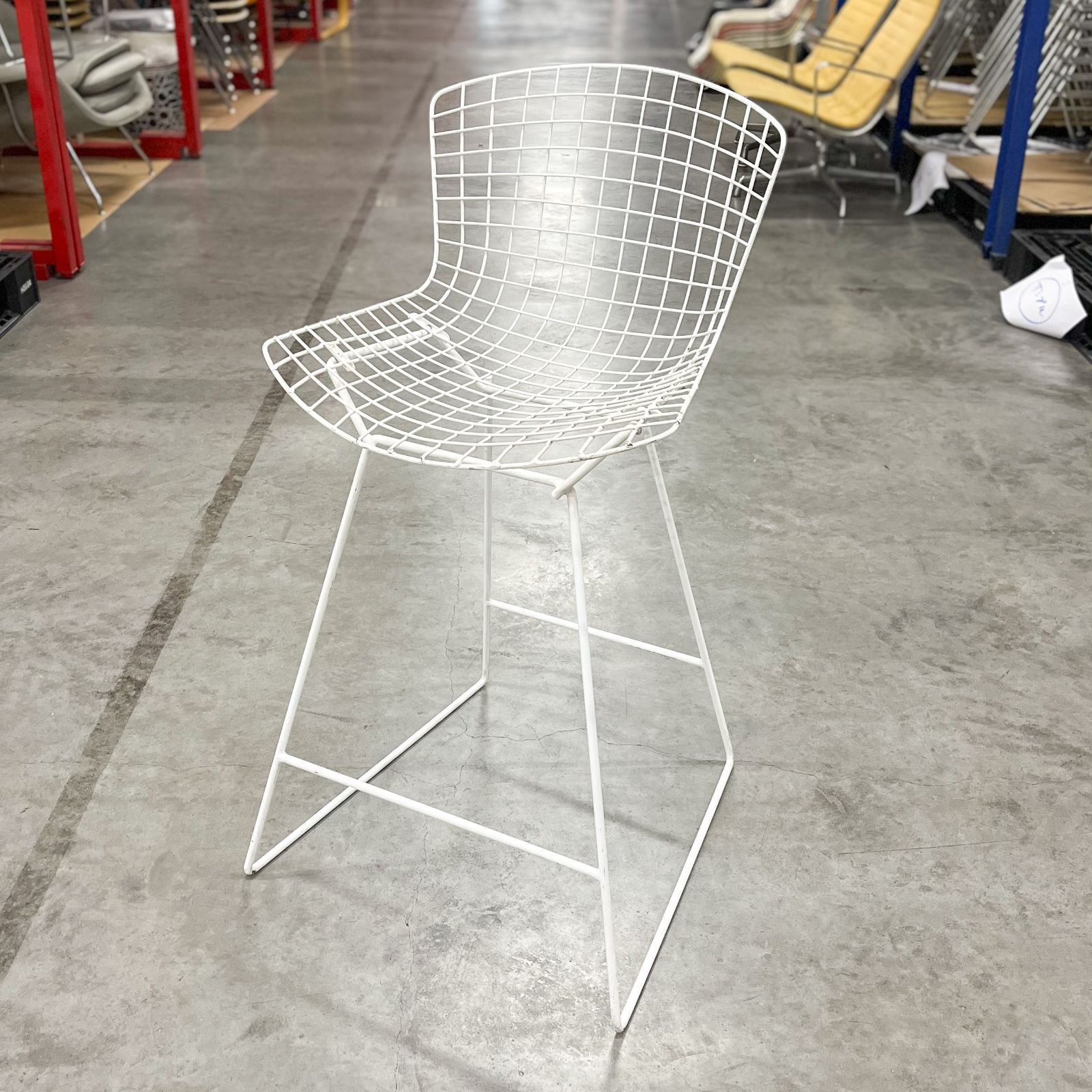 Bertoia Style Wire Bar Stool