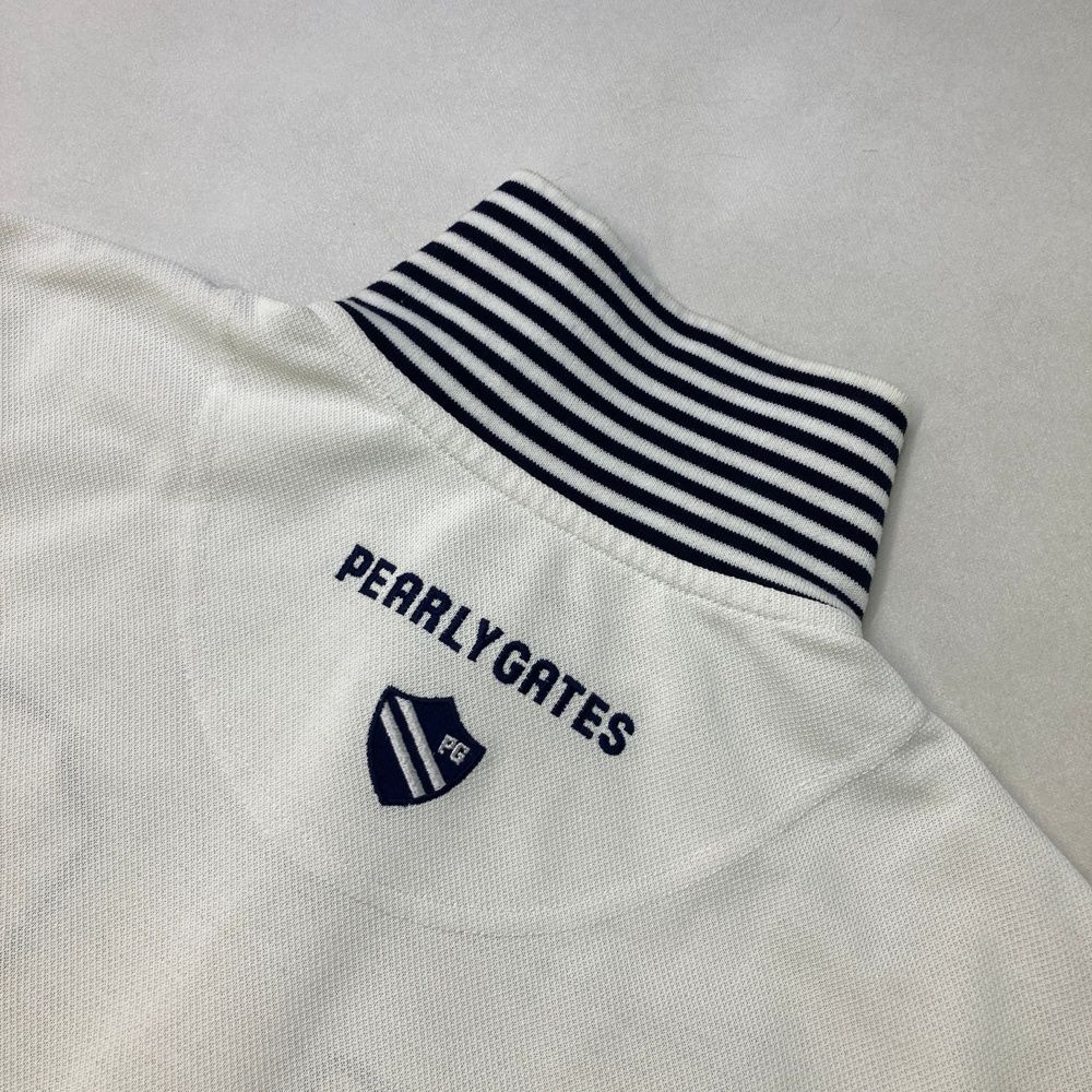 サイズ：4 PEARLY GATES パーリーゲイツ 半袖ポロシャツ ホワイト系