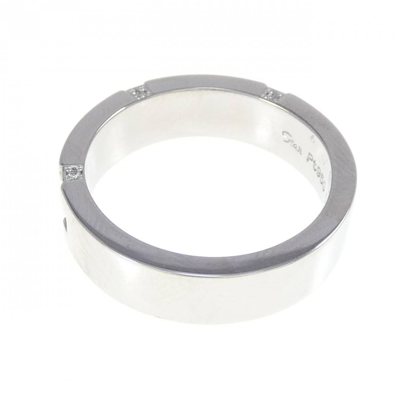 スタージュエリー K18WG ダイヤモンドリング D0.13ct サイズ9号
