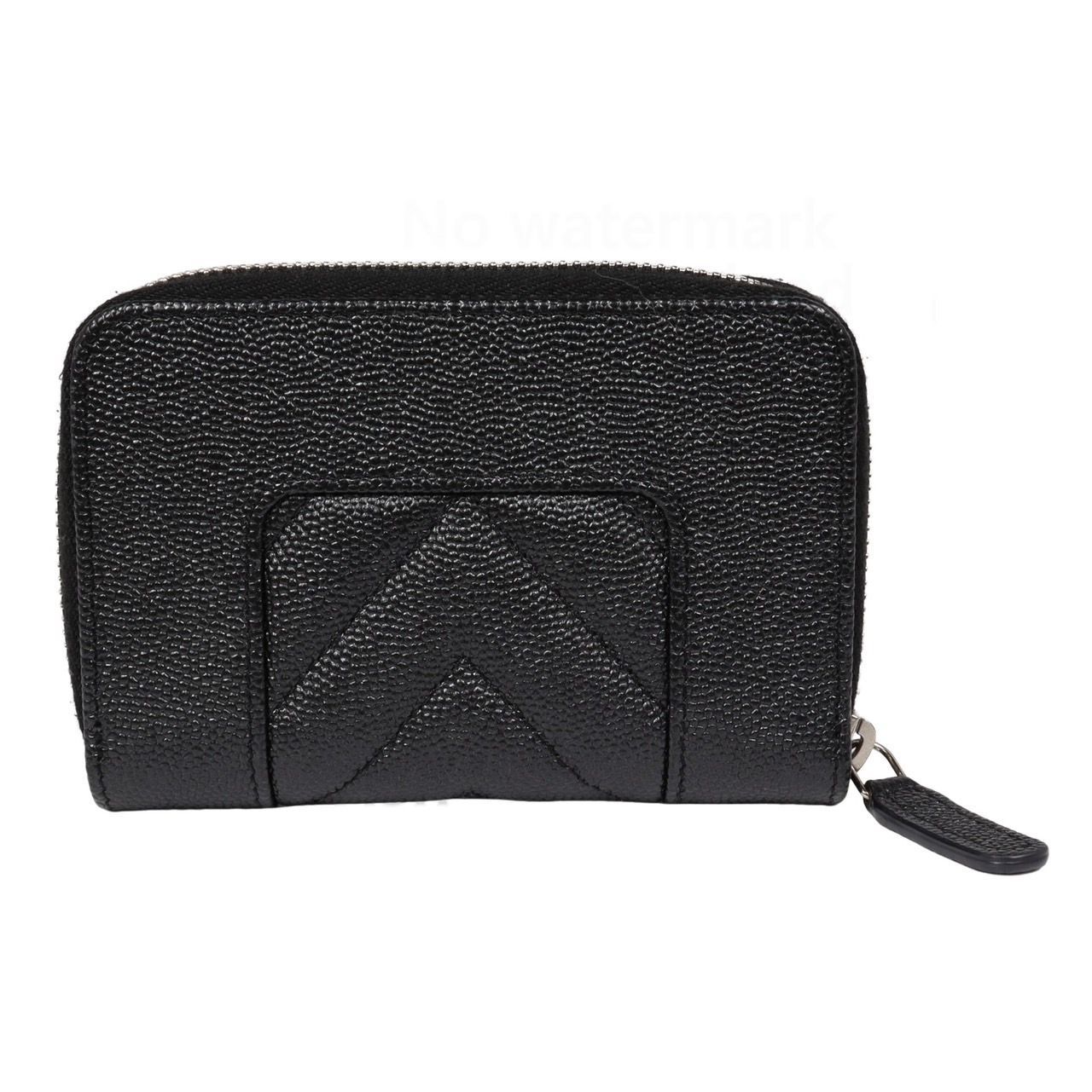 CHANEL シャネル ココマーク Vステッチ コインケース ブラック CHANEL シャネル Vステッチ ターンロック ココマーク ラウンド