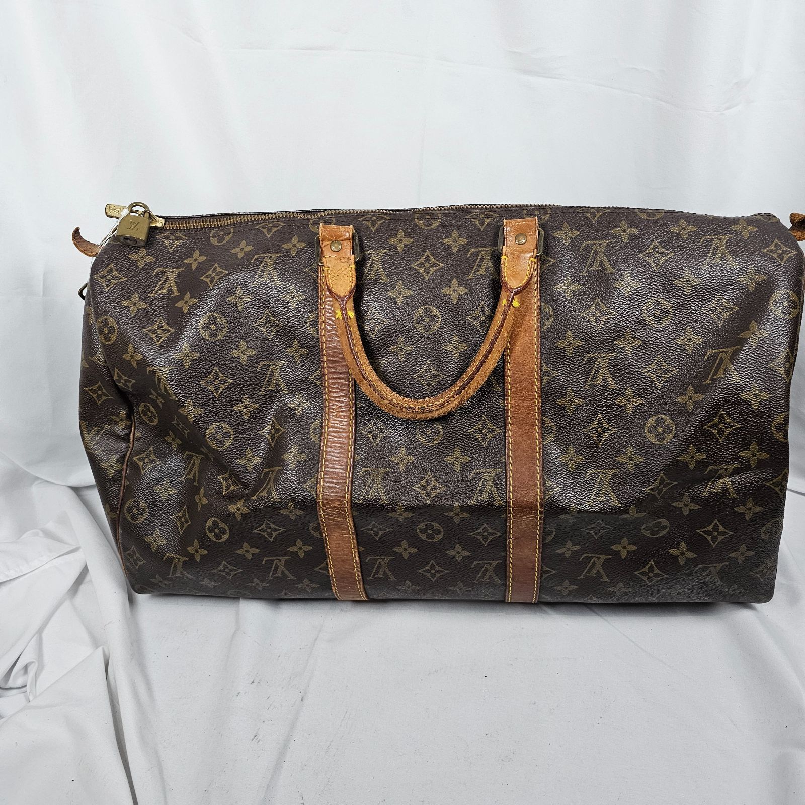 Louis Vuitton キーポル50ヴィンテージボストンバッグ モノグラム LOUIS VUITTON ルイ・ヴィトン キーポル 50 モノグラム ボストン