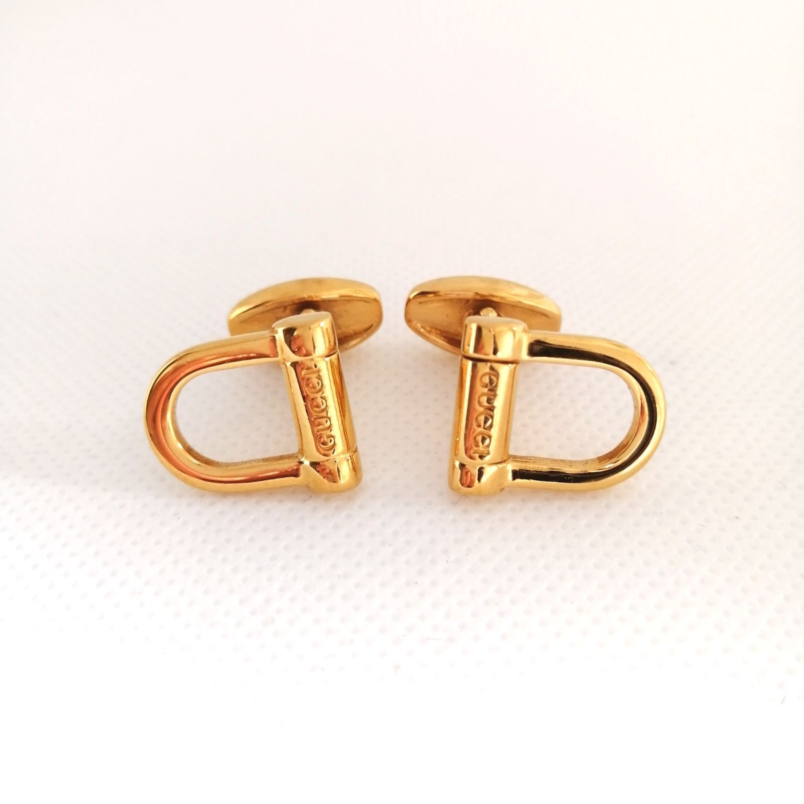美品✨GUCCI グッチ　カフス カフリンクス お洒落✨ GUCCI - グッチ カフリンクス インターロッキング カフスボタン