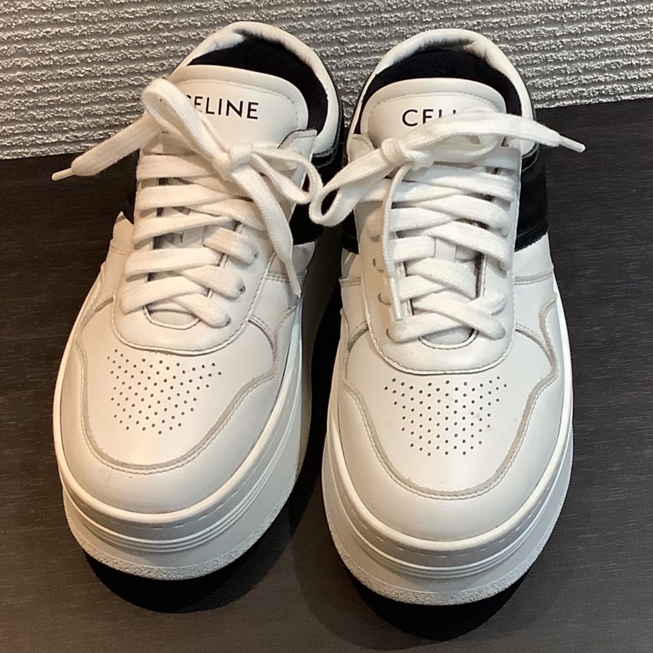 セリーヌ CELINE ブロックスニーカー ウェッジアウトソール スニーカー 